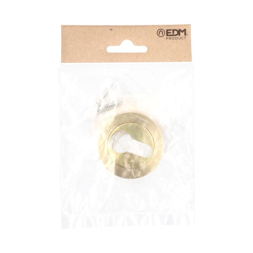 Bocallave Pera Aluminio 50mm 10mm Latón Satinado EDM