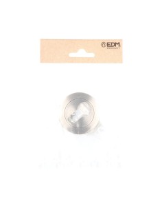 Bocallave Pera Aluminio 50mm 10mm Níquel Satinado EDM 2