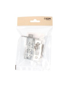 Picaporte Tubular Acero 68x25x57.5mm Canto Cuadrado 45mm Níquel EDM 2