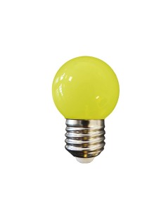Bombilla LED Esférica E27 1W 80lm Luz Amarilla EDM