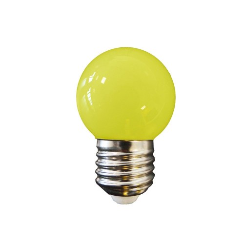 Bombilla LED Esférica E27 1W 80lm Luz Amarilla EDM