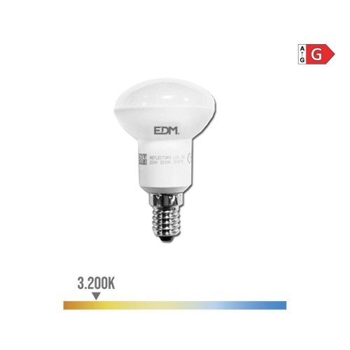Bombilla LED Reflectora E14 5W 400lm 3200K Luz Cálida EDM