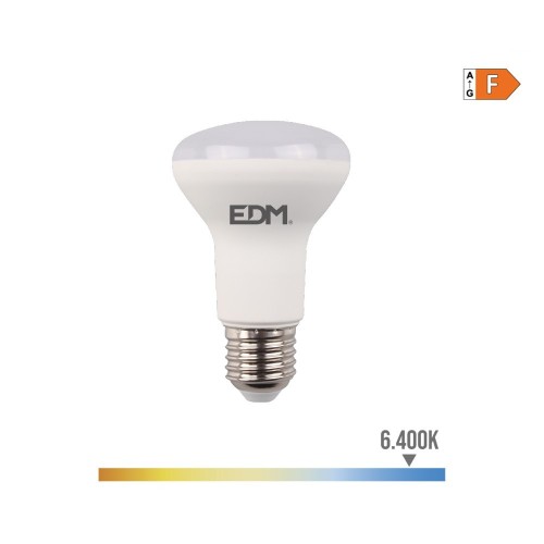 Bombilla LED Reflectora R63 E27 7W 600lm 6400K Luz Fría EDM