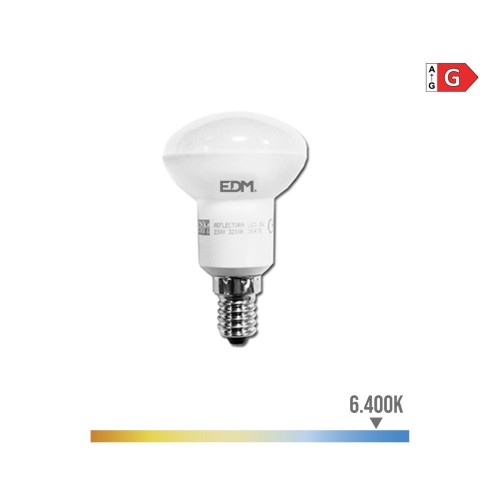 Bombilla LED Reflectora R50 E14 5W 400lm 6400K Luz Fría EDM