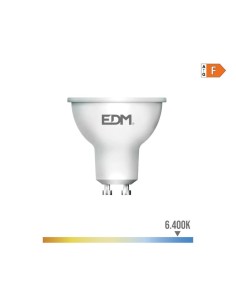 Bombilla LED Dicroica GU10 5W 450lm 6400K Luz Fría EDM