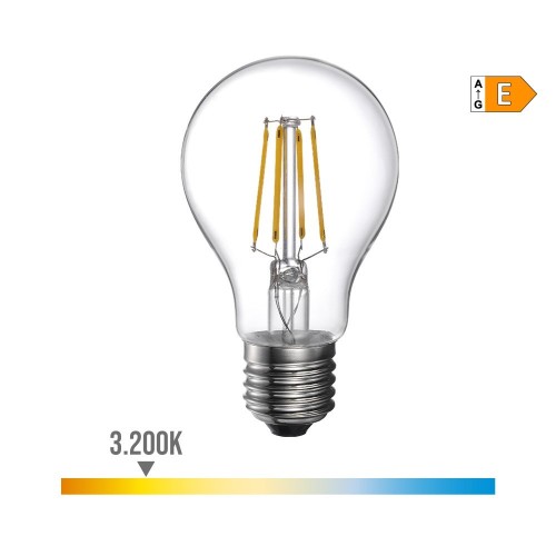 Bombilla LED Filamento E27 4W 500lm 3200K Luz Cálida EDM