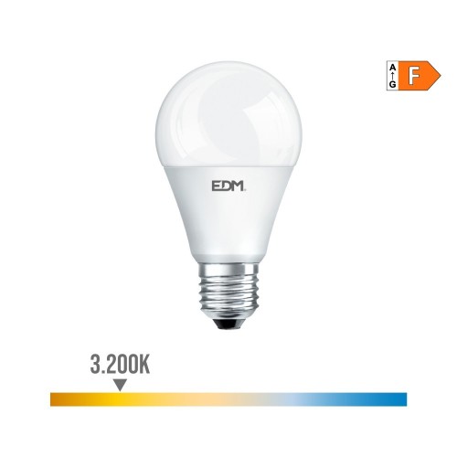 Bombilla LED Standard E27 7W 600lm 3200K Luz Cálida EDM