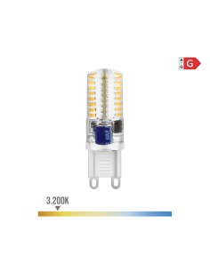 Bombilla LED Silicona G9 2.5W 170lm 3200K Luz Cálida EDM