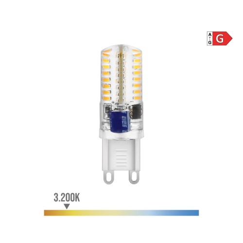 Bombilla LED Silicona G9 2.5W 170lm 3200K Luz Cálida EDM