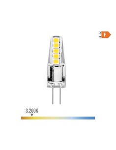 Bombilla LED Silicona G4 2W 12V 180lm 3200K Luz Cálida EDM