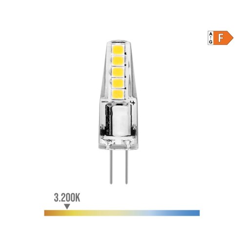 Bombilla LED Silicona G4 2W 12V 180lm 3200K Luz Cálida EDM