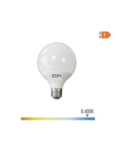 Bombilla Globo LED E27 15W 1521lm 6400K Luz Fría EDM