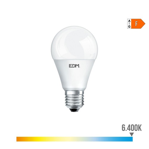 Bombilla LED Standard 12V 10W E27 6400K Luz Fría EDM