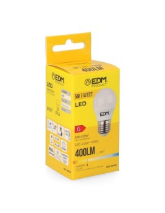 Bombilla LED Esférica E27 5W 400lm 4000K Luz Neutra EDM 2