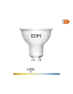 Bombilla LED Dicroica GU10 5W 450lm 4000K Luz Neutra EDM
