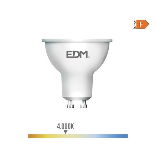 Bombilla LED Dicroica GU10 5W 450lm 4000K Luz Neutra EDM