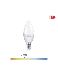 Bombilla LED Vela E14 5W 400lm 4000K Luz Neutra EDM