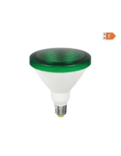 Bombilla LED PAR38 E27 15W 1200lm Verde IP64 EDM