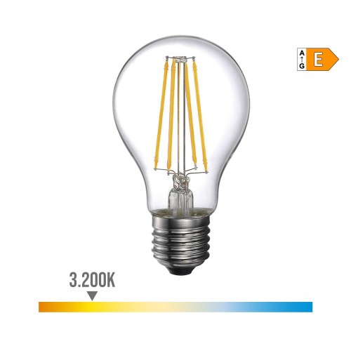 Bombilla Filamento E27 6W 800lm 3200K Luz Cálida EDM