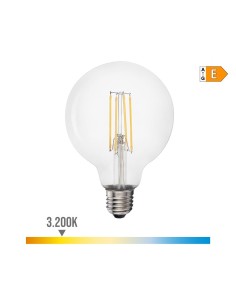 Bombilla Globo LED E27 6W 800lm 3200K Luz Cálida EDM