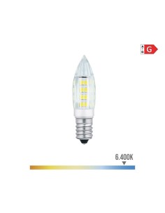 Bombilla Vela LED E14 3W 250lm 6400K Luz Fría EDM