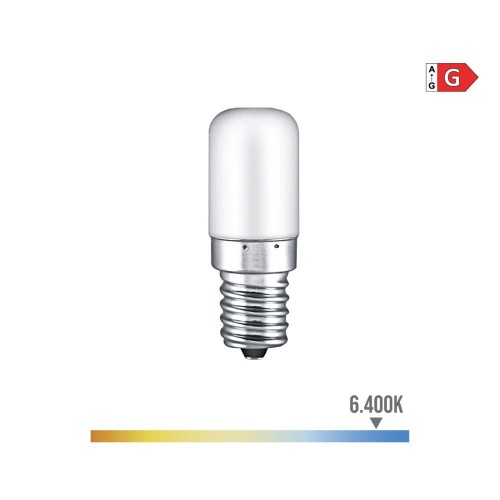Bombilla LED Pebetero E14 1.8W 130lm 6400K Luz Fría EDM