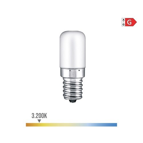Bombilla LED Pebetero E14 1.8W 130lm 3200K Luz Cálida EDM