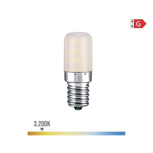 Bombilla LED Pebetero E14 3W 250lm 3200K Luz Cálida EDM