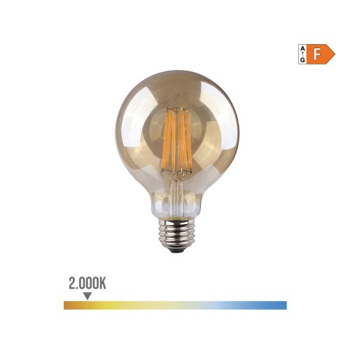 Bombilla Globo Cristal 9.5x14cm 8W E27 2000K Luz Cálida EDM