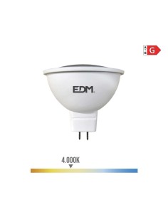 Bombilla LED Dicroica MR16 5W 12V 450lm 4000K Luz Neutra EDM