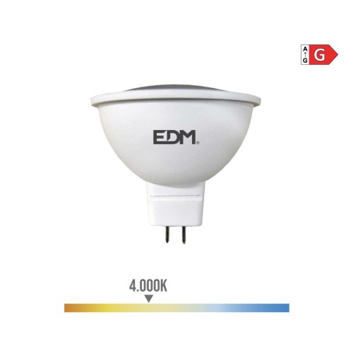 Bombilla LED Dicroica MR16 5W 12V 450lm 4000K Luz Neutra EDM