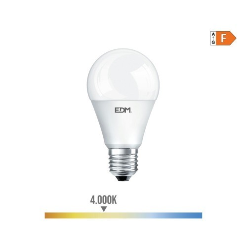 Bombilla LED Standard E27 12W 1154lm 4000K Luz Neutra EDM