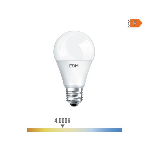 Bombilla LED Standard E27 15W 1521lm 4000K Luz Neutra EDM