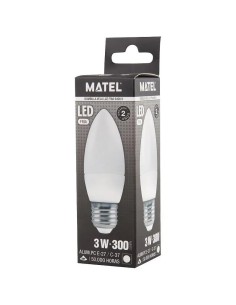 Bombilla LED vela E27 3W (Fría, Cálida, Neutra) - 1 2