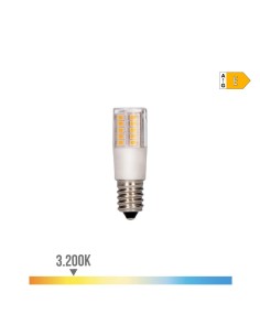 Bombilla LED Tubular E14 5.5W 650lm 3000K Luz Cálida EDM