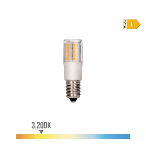 Bombilla LED Tubular E14 5.5W 650lm 3000K Luz Cálida EDM
