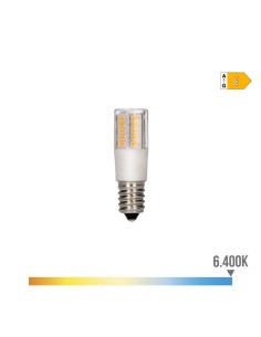 Bombilla LED Tubular E14 5.5W 700lm 6400K Luz Fría Pebetero EDM