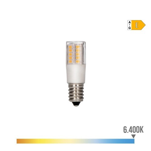 Bombilla LED Tubular E14 5.5W 700lm 6400K Luz Fría Pebetero EDM