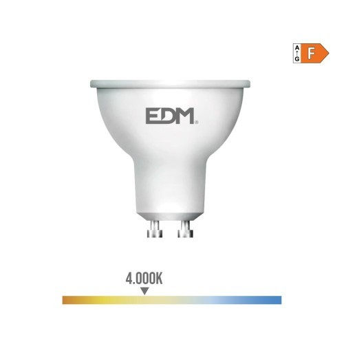 Bombilla LED Dicroica GU10 8W 710lm 4000K Luz Neutra EDM