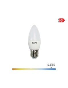 Bombilla LED Vela E27 5W 400lm 6400K Luz Fría EDM