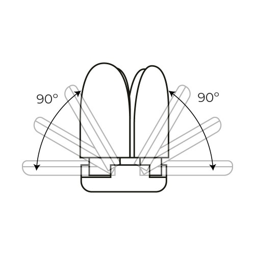 Bombilla LED Multidireccional Alas 30W 3155lm 6500K Luz Fría E27 LeafLED