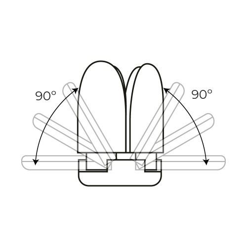 Bombilla LED Multidireccional Alas 30W 3155lm 6500K Luz Fría E27 LeafLED
