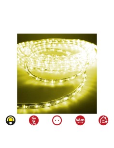 Tubo LED Flexible PVC 48m 36LED/m IP44 1.75W/m Luz Amarilla Flexiled