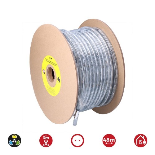 Tubo LED Flexible PVC 48m 36LED/m IP44 Multicolor Flexiled