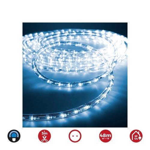 Tubo LED Flexible PVC 48m 36LED/m 1.75W/m Luz Azul Flexiled Tubo LED Flexible PVC 48m 36LED/m 1.75W/m Luz Azul Flexiled