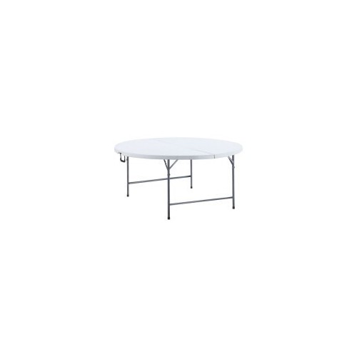 MESA REDONDA PLEGABLE, 180 x 74 cm EDM