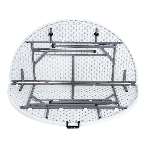 MESA REDONDA PLEGABLE, 180 x 74 cm EDM