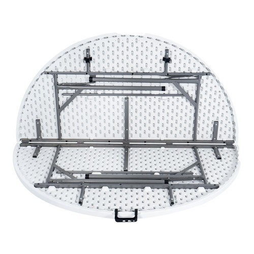 MESA REDONDA PLEGABLE, 180 x 74 cm EDM