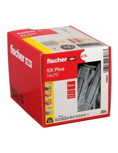 Taco Nylon 14x70mm Caja 20 Unidades Fischer