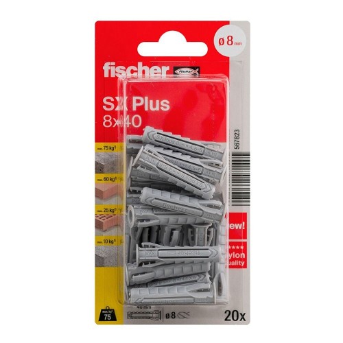 Taco Nylon 8x40mm Blister 20 Unidades Fischer